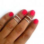 2 Above The Knuckle Rings - Wire Wrapped Above..